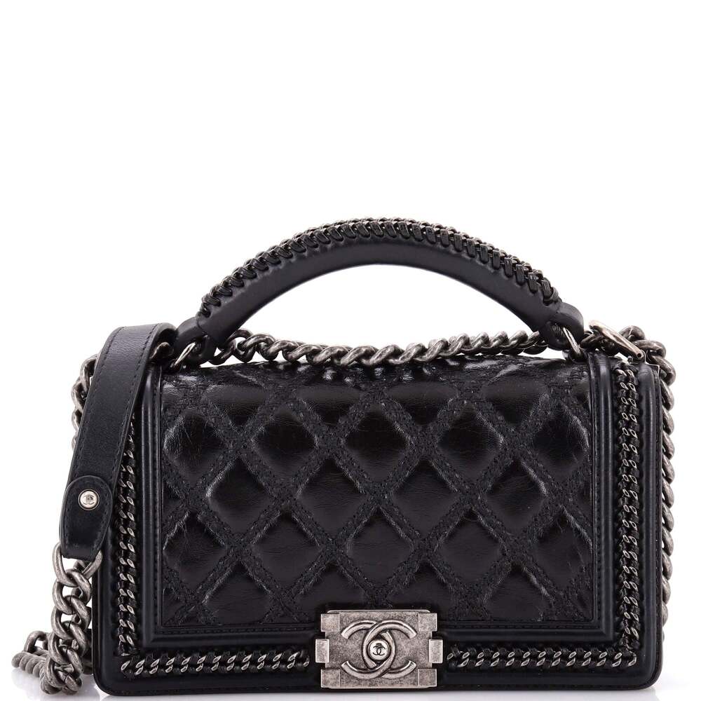 Chanel Chain Handle Boy Flap Bag #226377C46B